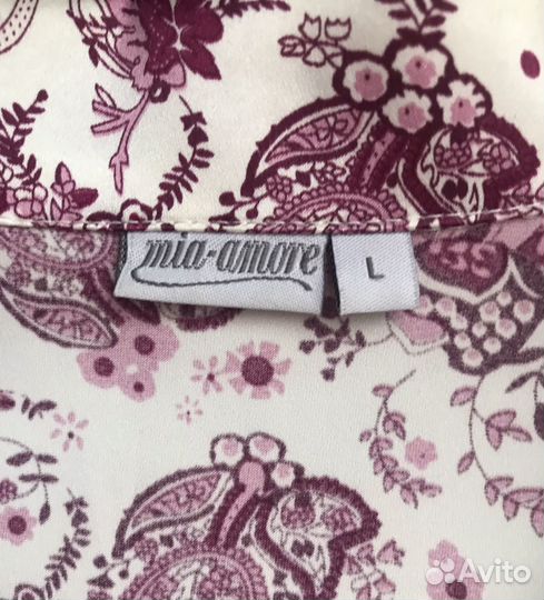 Халат женский шелковый