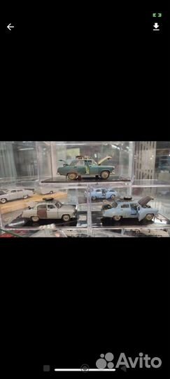 Волга Газ 21 с прицепом 1:43