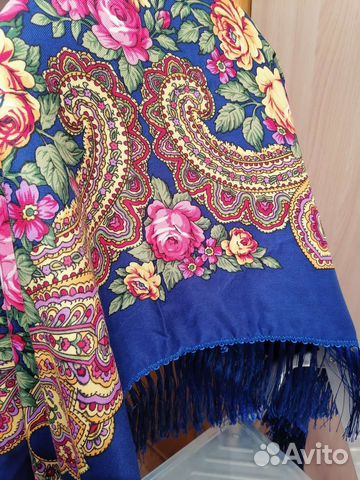 Платок шаль павлопосадский