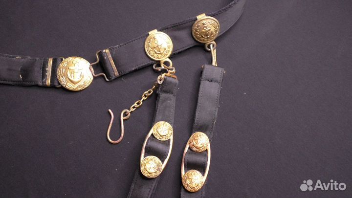 Ремень с подвесом для кортика вмф Складской