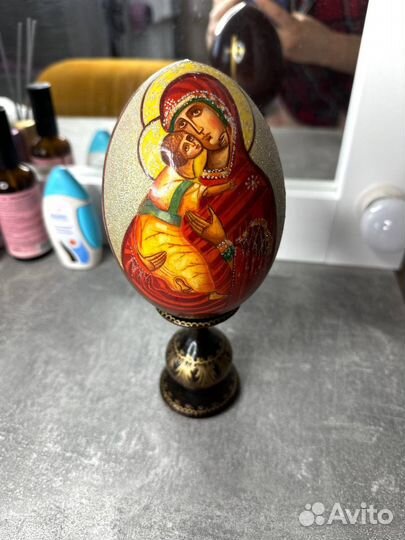 Яйцо пасхальное деревянное