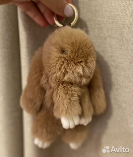 Брелок-игрушка натуральный мех