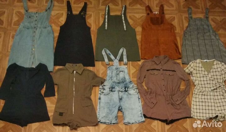 Комбинезоны разные 40-46разм 16шт