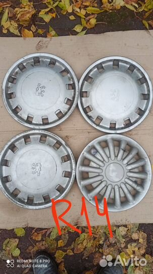 Колпаки на колеса поштучно разный радиус
