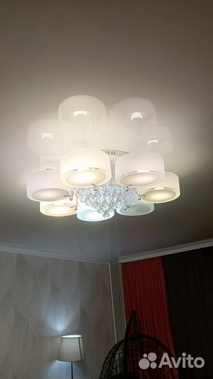 Люстра потолочная подвесная бу