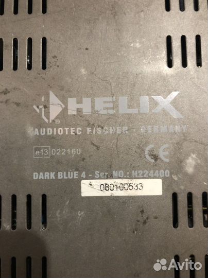 Автомобильный усилитель Helix dark blue 4