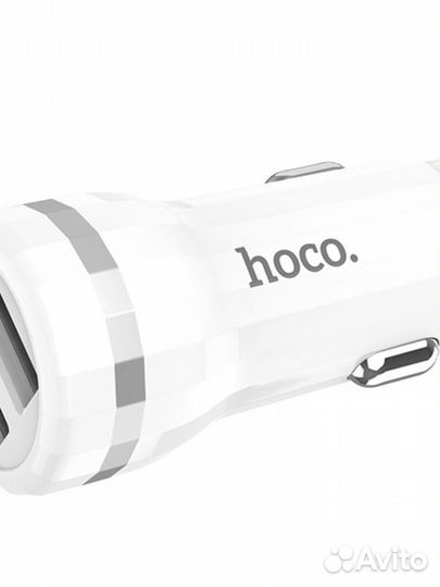Автомобильная зарядка Hoco Z27 2xUSB 2.4A+кабель