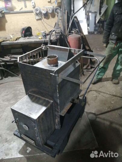 Банная печь Паровозик 400втзк Ковка