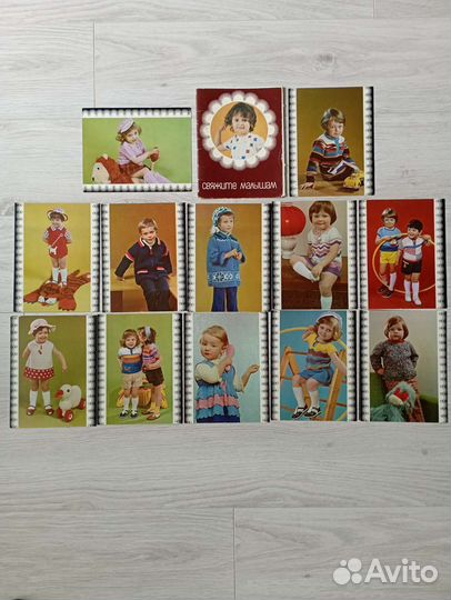 Вязание 80е открытки и журналы Некрасовка