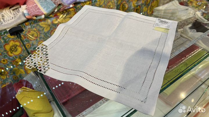 Лён «Гипюр» Скатерти. Дорожки. Салфетки