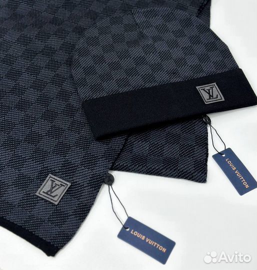 Мужской шарф и шапка