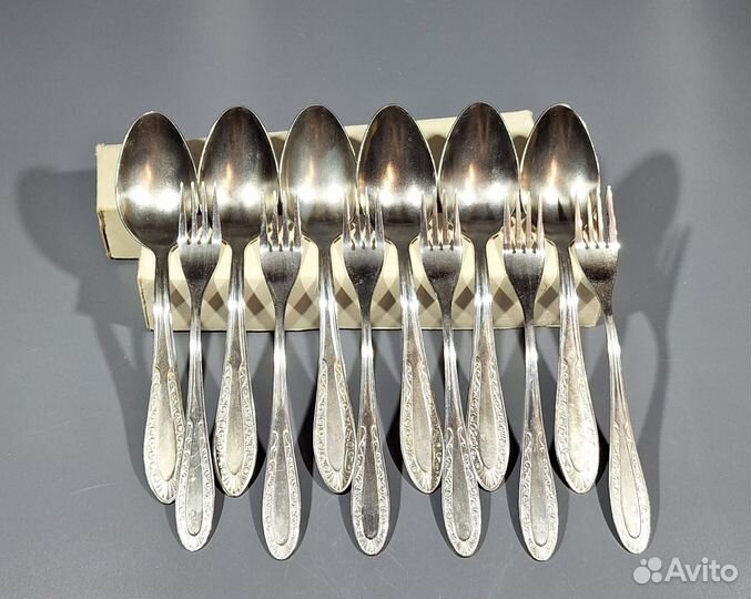 Набор вилок и ложек ссср.Винтаж