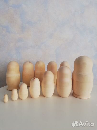 Матрёшки под раскраску