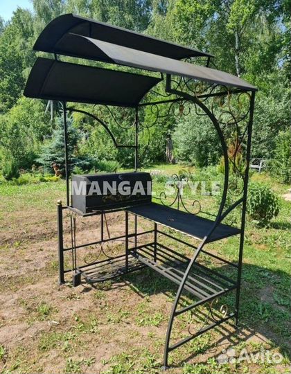 Мангал с крышей