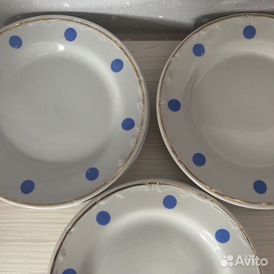 Тарелки десертные СССР 6 штук