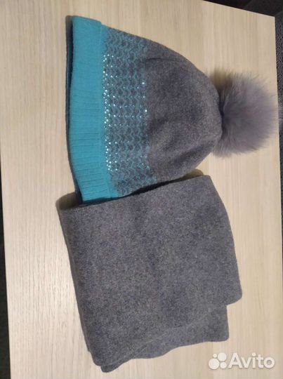Комплект шапка и шарф