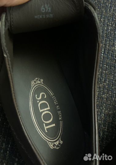 Tods мужские туфли новые