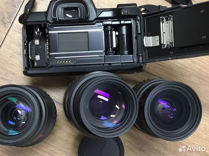 Pentax SF7 + три оптики