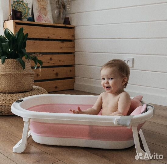 Ванная для купания новорожденных складная