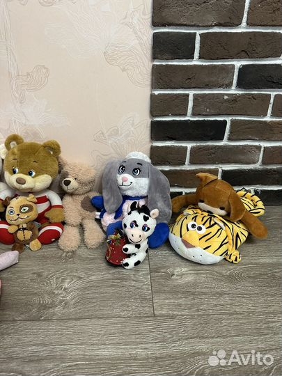 Мягкие игрушки пакетом отдам