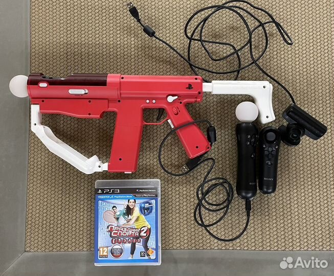 Автомат Sony sharp shooter и аксессуары к нему