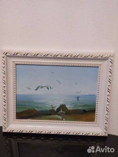 Картина морской пейзаж, масло, 38*30см