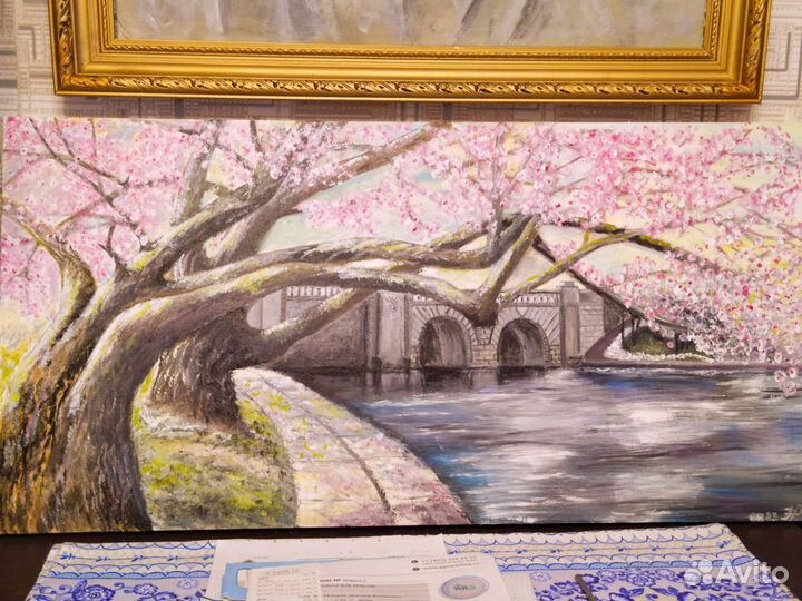 Картины авторские . Холст. Масло. 80х40