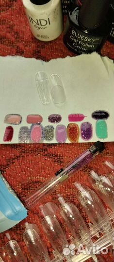 Набор для наращивания ногтей бу