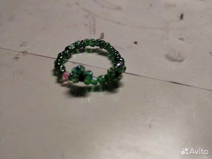 Колечко из бисера