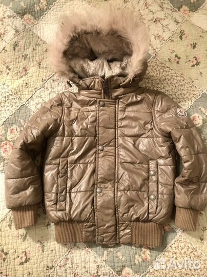 Демисезонная теплая куртка 116 Moncler