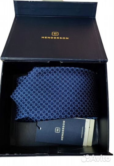 Галстук Henderson 100% шелк новый