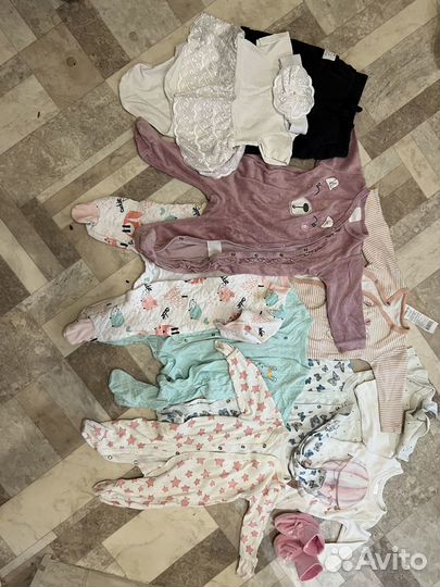 Вещи пакетом на девочку