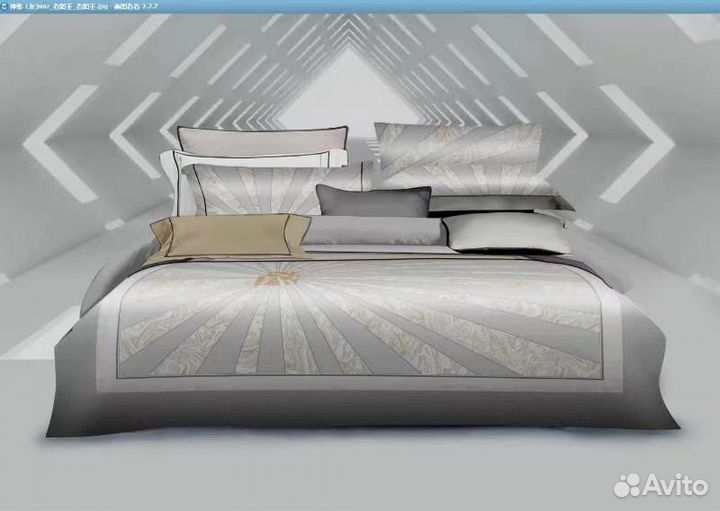 Постельное белье с одеялом Люкс Сатин