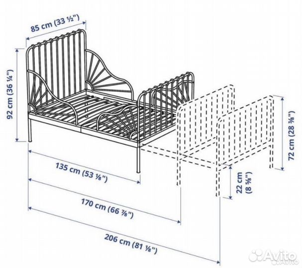 Детская кровать IKEA