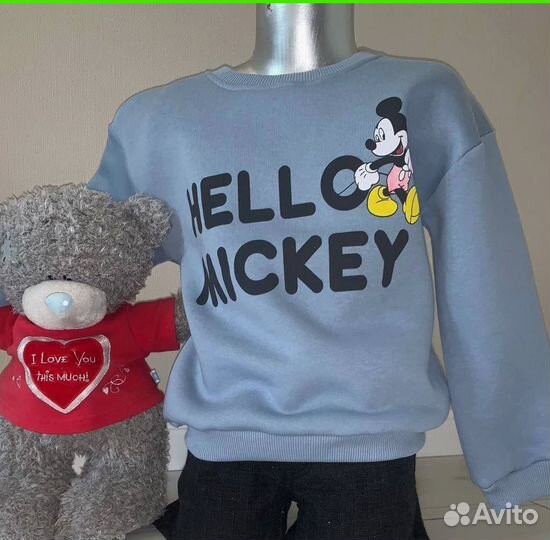 Свитшот на флисе 92/110