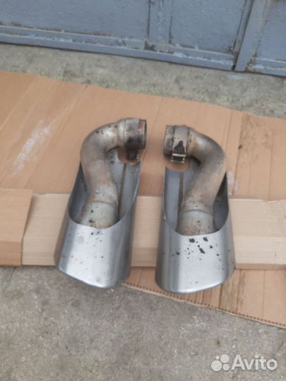 Насадки на глушитель порше-кайен 955