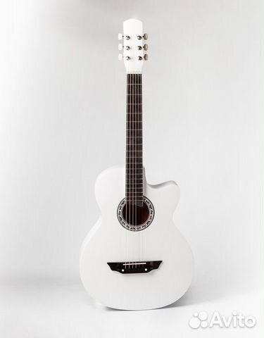 Акустическая гитара 40' с вырезом объявление продам