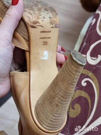 Летние сапоги женские 37