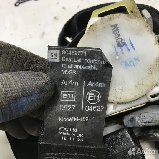Ремень безопасности задний левый Opel Vectra B