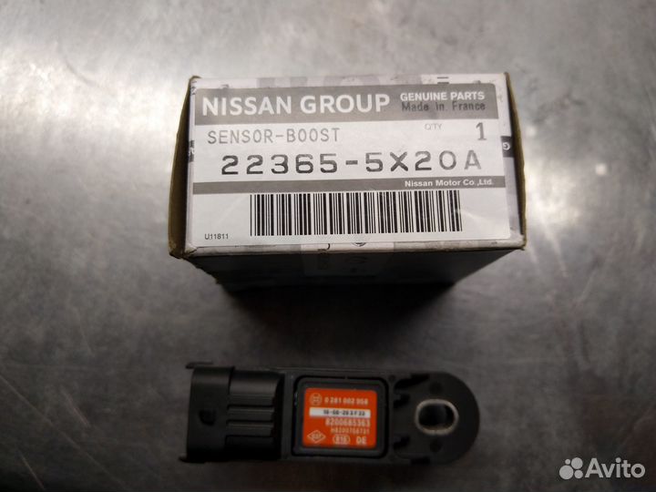 Датчик давления наддува турбины Nissan 22365-5X20A
