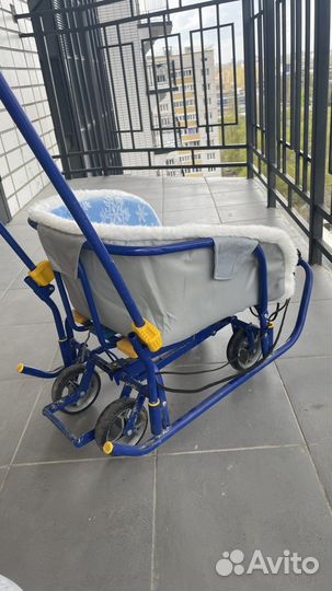 Детские санки с колесами