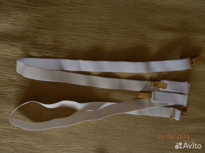 Подтяжки, бабочка, воротничок, пояс для танцев