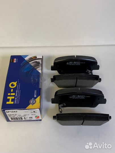 Колодки задние hyundai Santa Fe II, III, IV