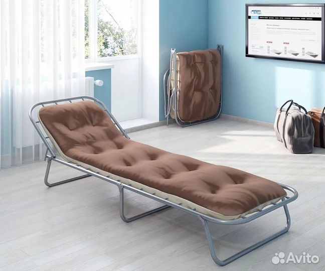 Раскладушка Моллис, раскладная кровать на силовой