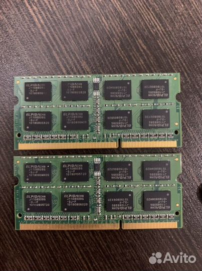 Оперативная память ddr3 для ноутбука