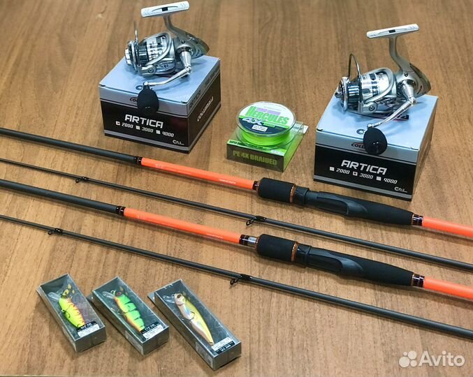 Спиннинг на щуку, готовый набор