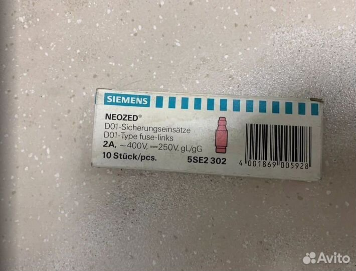 Плавкая вставка Siemens Neozed 5SE2302