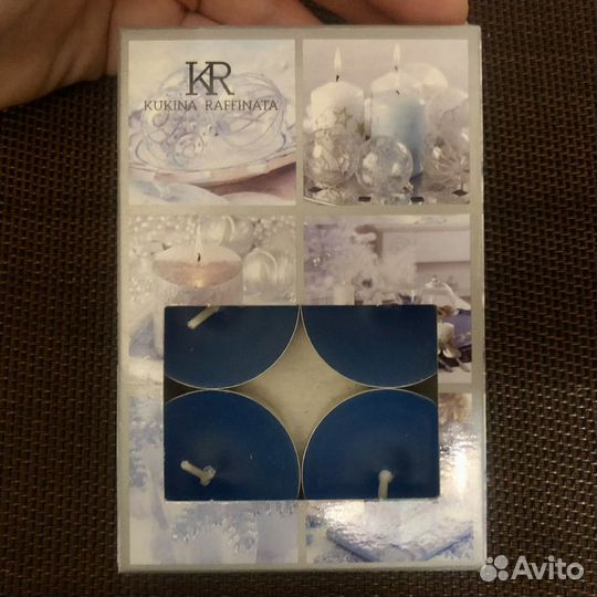 Свечи восковые. 6 штук