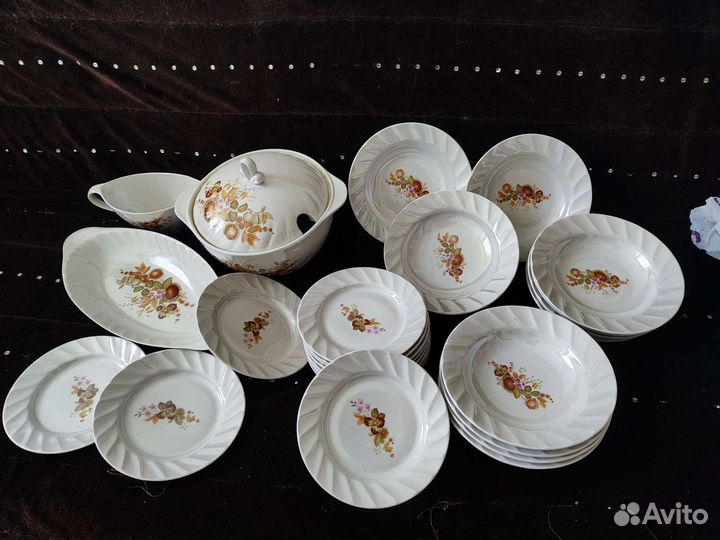 Столовый набор посуды Фарфор Сысерть