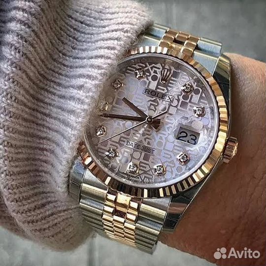 Rolex Datejust 36 Rose Diamond Dial Everose Gold